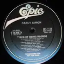 12inch Vinyl Single - Carly Simon - Tired Of Being Blonde