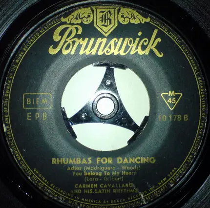 Carmen Cavallaro And His Latin Rhythms - Rhumbas For Dancing