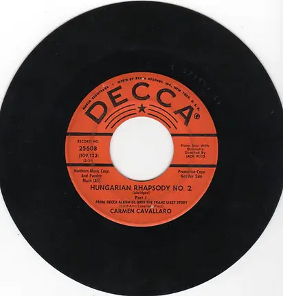 Carmen Cavallaro - Hungarian Rhapsody No. 2