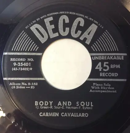 Carmen Cavallaro - Night And Day