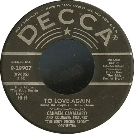 Carmen Cavallaro - Brazil / To Love Again