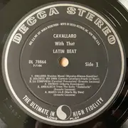 LP - Carmen Cavallaro - Cavallaro With That Latin Beat