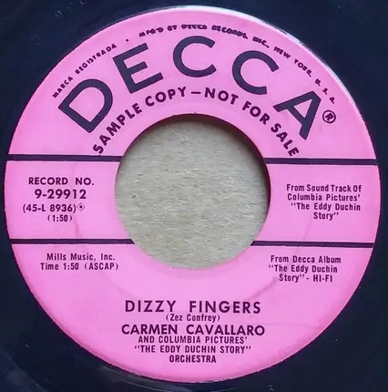 Carmen Cavallaro - Dizzy Fingers / Chopsticks