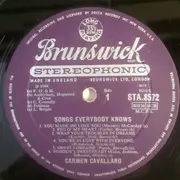 LP - Carmen Cavallaro - Songs Everybody Knows