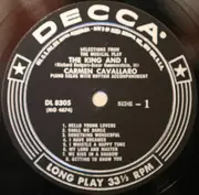LP - Carmen Cavallaro - The King And I And Other Richard Rodgers An Oscar Hammerstein II Songs - Mono