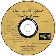 CD - Carmen Bradford - Finally Yours