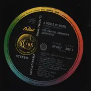 LP - Carmen Dragon Conducts Capitol Symphony Orchestra - A World Of Music