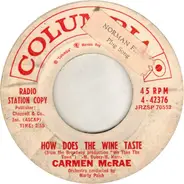 Carmen McRae - How Does The Wine Taste / Nightlife