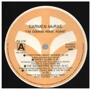 Double LP - Carmen McRae - I'm Coming Home Again - + OBI, Insert