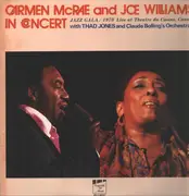 LP - Carmen McRae & Joe Williams - Carmen McRae And Joe Williams In Concert - + insert