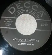 Carmen McRae - You Don't Know Me
