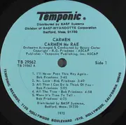 LP - Carmen McRae - Carmen - Gatefold