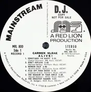 Double LP - Carmen McRae - Alive!