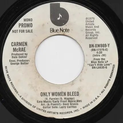 Carmen McRae - Only Women Bleed