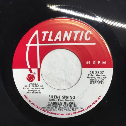 Carmen McRae - Silent Spring