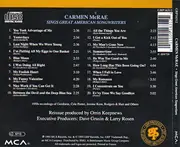 CD - Carmen McRae - Sings Great American Songwriters