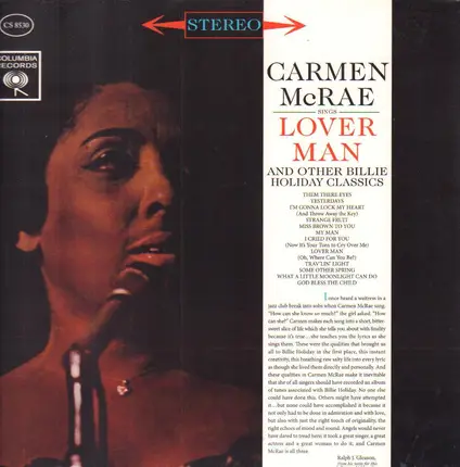 Carmen McRae - Sings Lover Man and Other Billie Holiday Classics