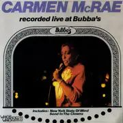 CD - Carmen McRae - Recorded Live At Bubba's