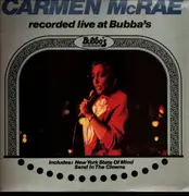 LP - Carmen McRae - Recorded Live At Bubba's