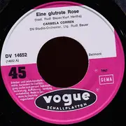 7inch Vinyl Single - Carmela Corren - Eine Glutrote Rose / Donna Donna