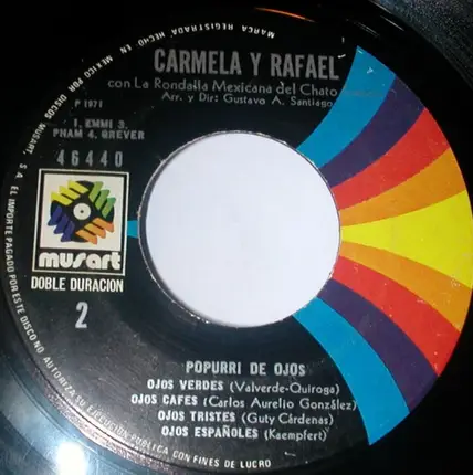 Carmela Y Rafael Con La Rondalla Mexicana Del Chato Franco - De Que Color Es la Piel de Dios