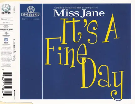 Carmine Sorrentino & Dave Carlotti Present Miss Jane - It's A Fine Day