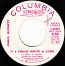 7inch Vinyl Single - Carol Burnett - If I Could Write A Song