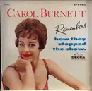 LP - Carol Burnett - Carol Burnett Remembers How They Stopped The Show