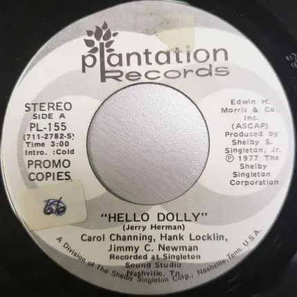 Carol Channing , Hank Locklin & Jimmy C. Newman - Hello Dolly