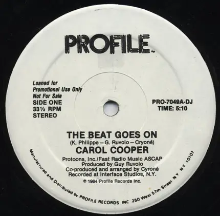 Carol Cooper - The Beat Goes On