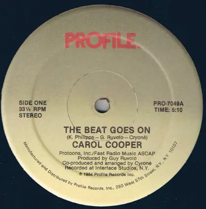 Carol Cooper - The Beat Goes On