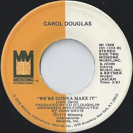 Carol Douglas - I Got The Answer