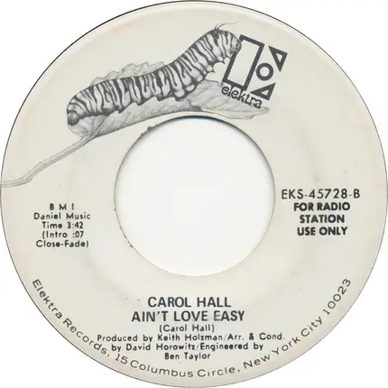 Carol Hall - If I Be Your Lady