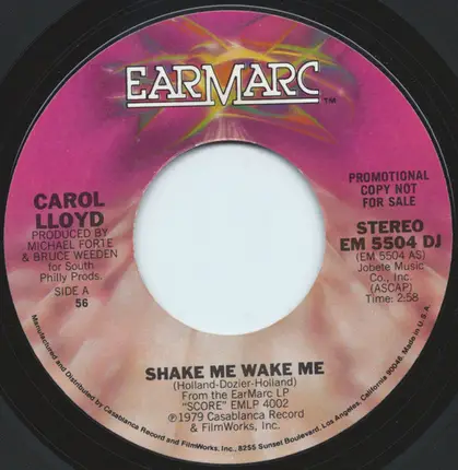 Carol Lloyd - Shake Me Wake Me