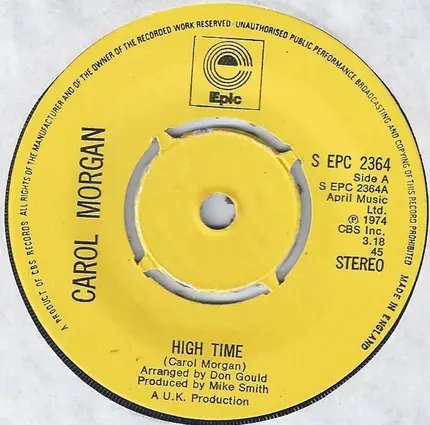 Carol Morgan - High Time