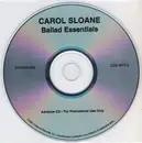 CD - Carol Sloane - Ballad Essentials