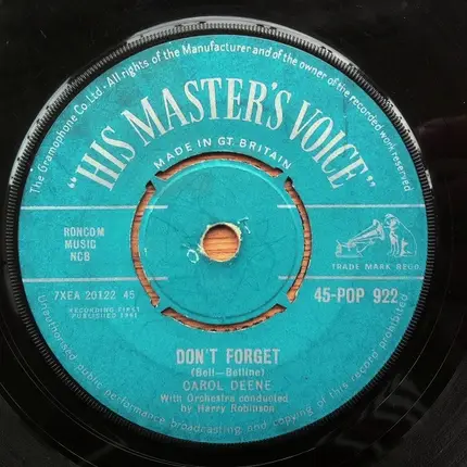 Carol Deene - Sad Movies