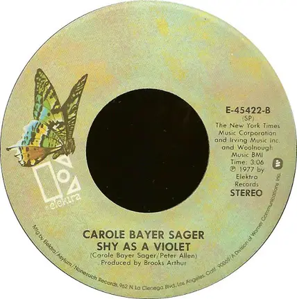 Carole Bayer Sager - You're Moving Out Today