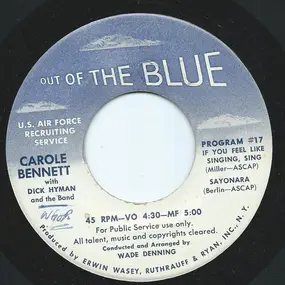 Carole Bennett - If You Feel Like singing, Sing. Sayonara