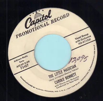 Carole Bennett - The Little Magician / I Was Your Only Love