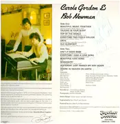 LP - Carole Gordon & Bob Newman - Beautiful Music Together - SIGNED