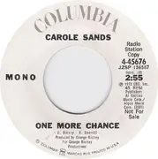 7inch Vinyl Single - Carole Sands - One More Chance