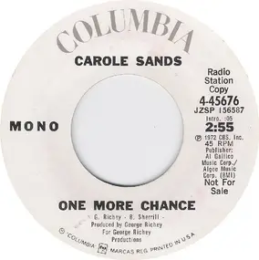 Carole Sands - One More Chance