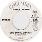 7inch Vinyl Single - Carole Sands - One More Chance