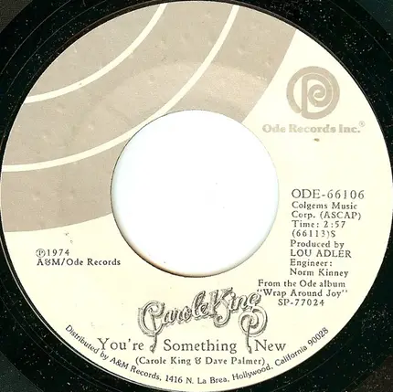 Carole King - Nightingale / You're Something New