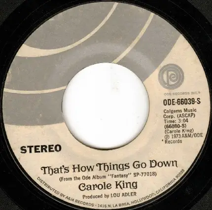 Carole King - Corazón / That's How Things Go Down