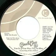 7inch Vinyl Single - Carole King - Jazzman / You Go Your Way, I'll Go Mine