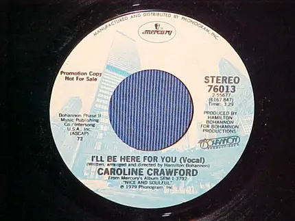 Caroline Crawford - I'll Be Here For You (Vocal)