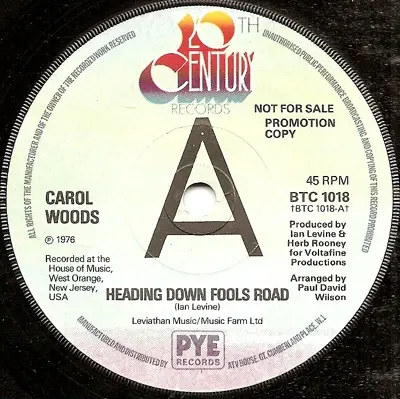 Carol Woods - Heading Down Fools Road