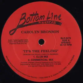 Carolyn Bronson - It's the Feeling